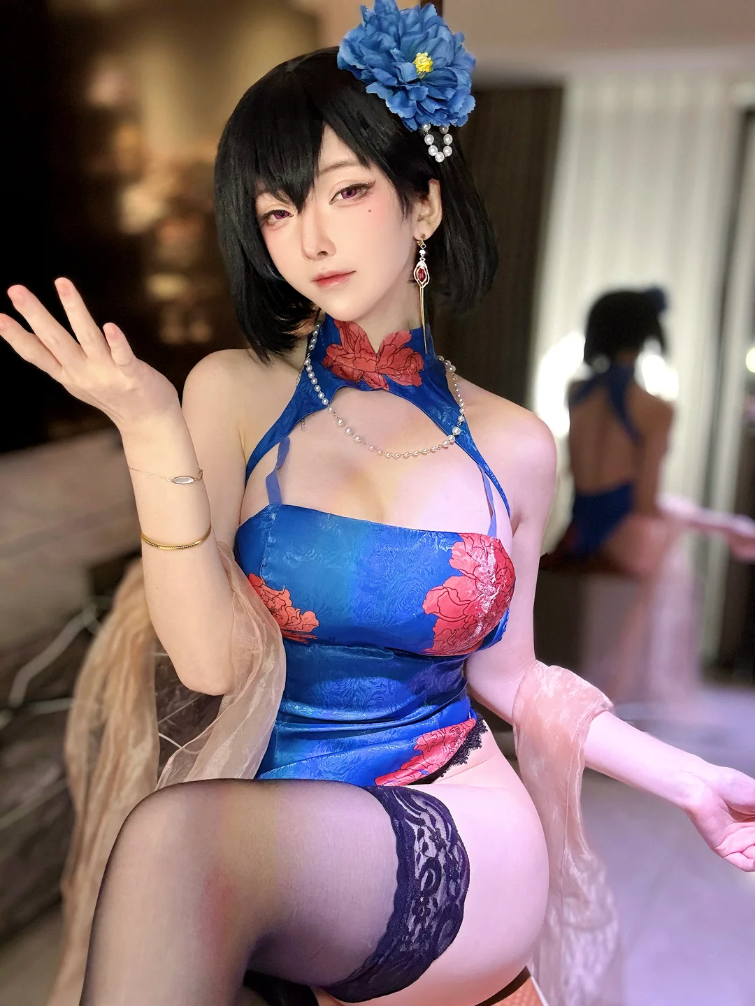 一小央泽 - 碧蓝航线 建武 旗袍 [87P,7V-1.85GB] tg@simisebaisi 【丝足阁】014.webp